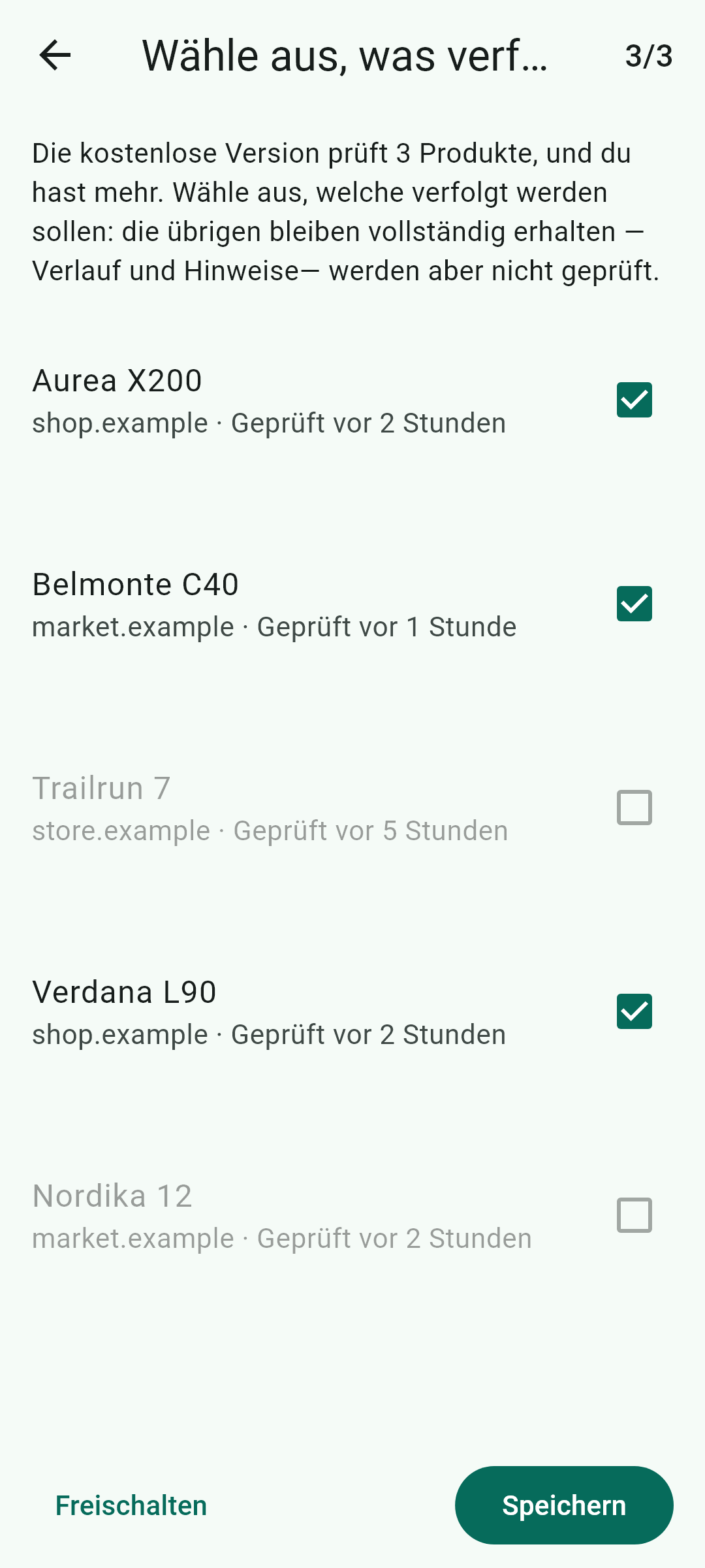 Deine eigene Sicherung, wohin du willst — Dieser Bildschirm, in der App.