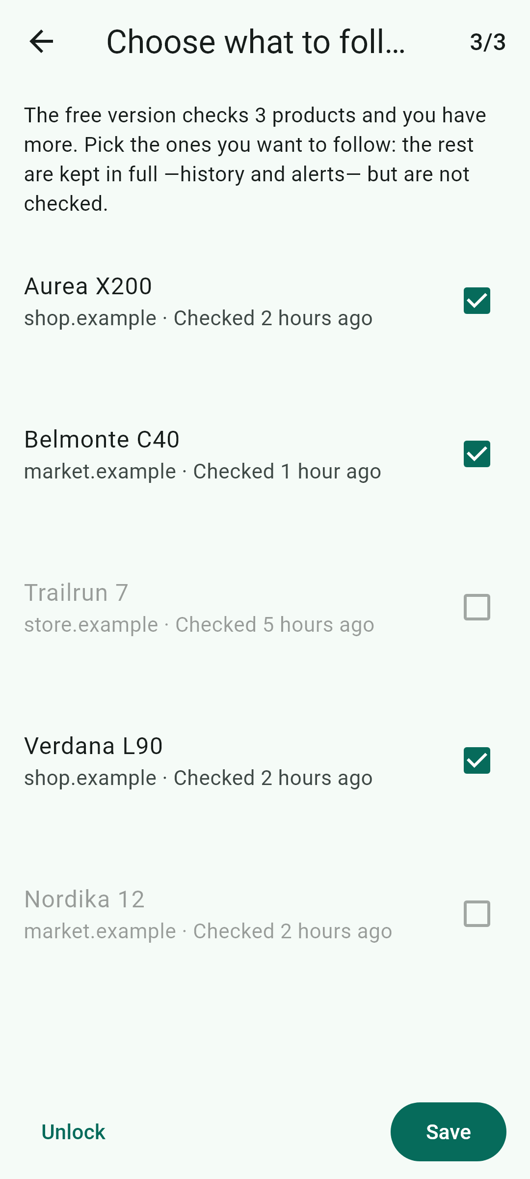 Your own backup, wherever you want — This screen, inside the app.