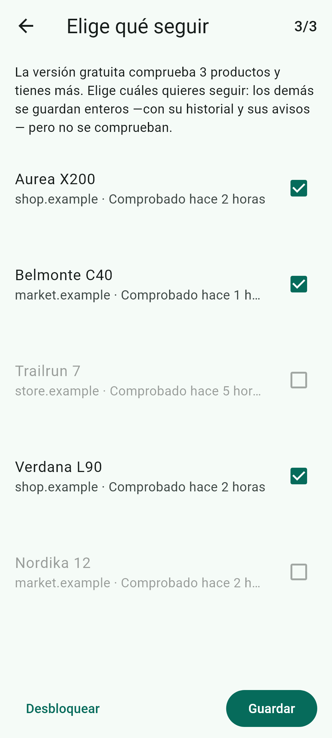 Tu propia copia, donde tú quieras — Esta pantalla, dentro de la aplicación.
