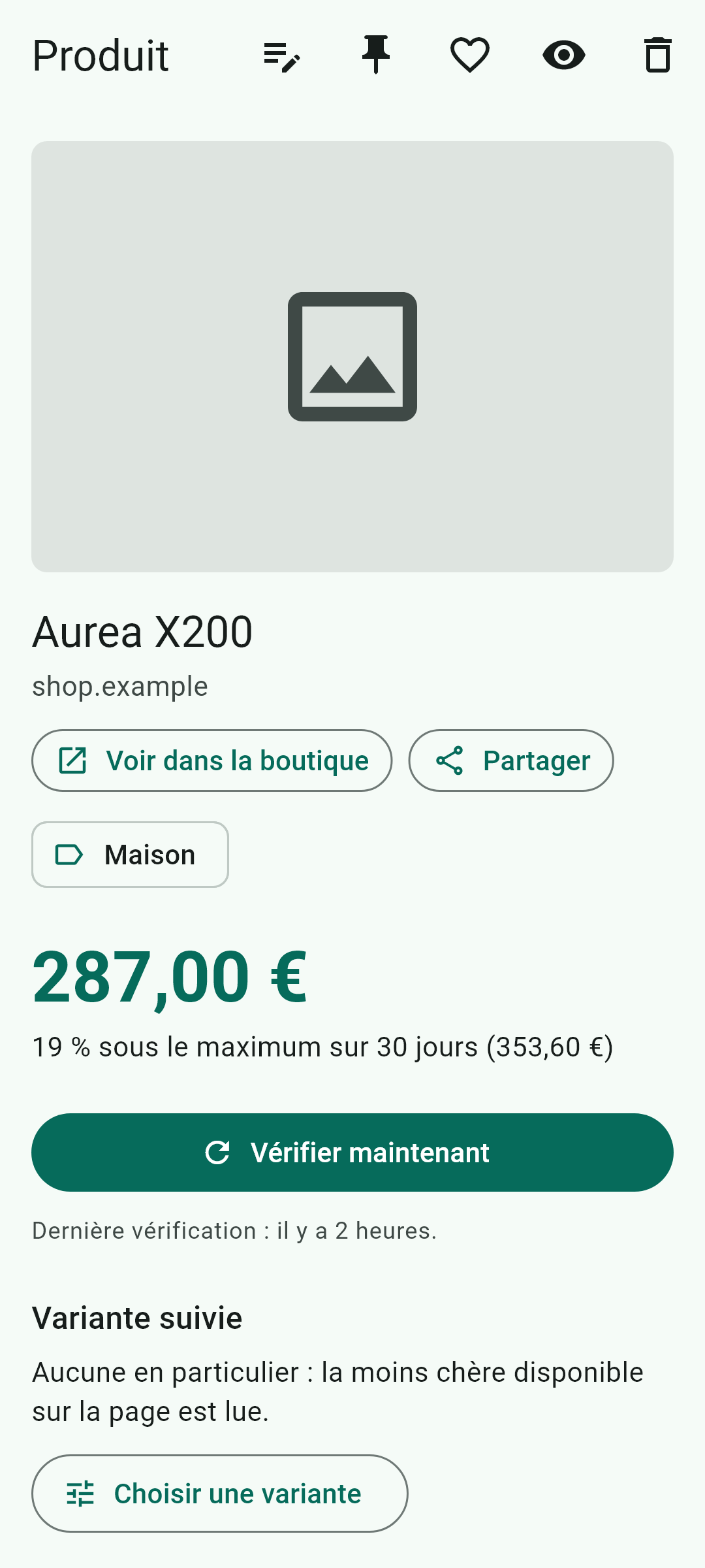 À propos de l'application